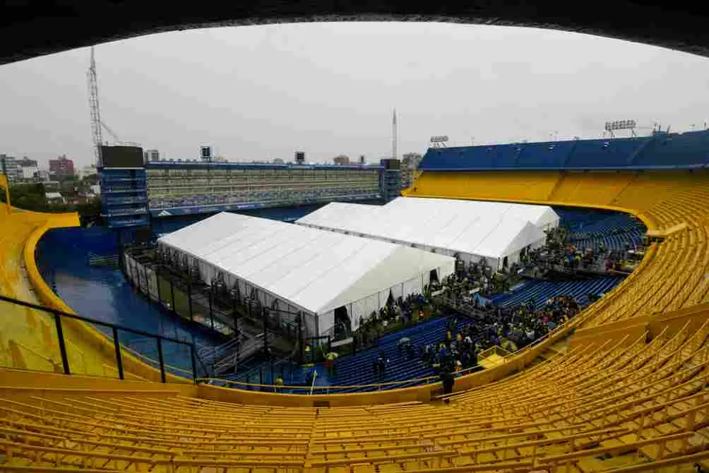 Así se preparó la Bombonera para las votaciones