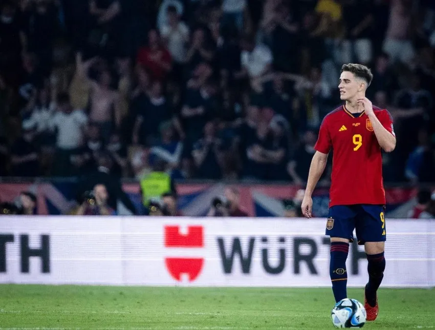 En partido con su selección