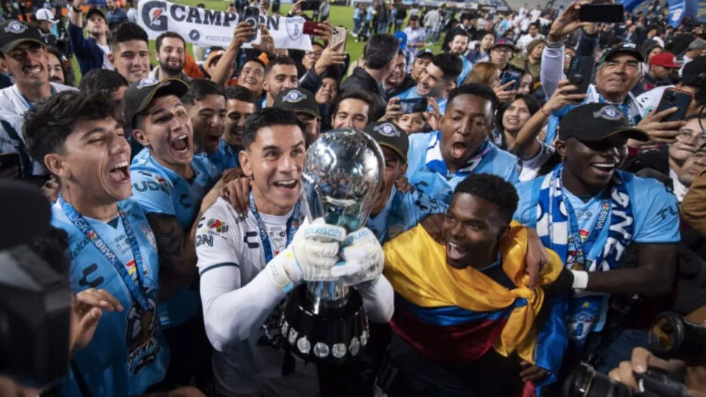 Pachuca celebró su último título en el Apertura 2022
