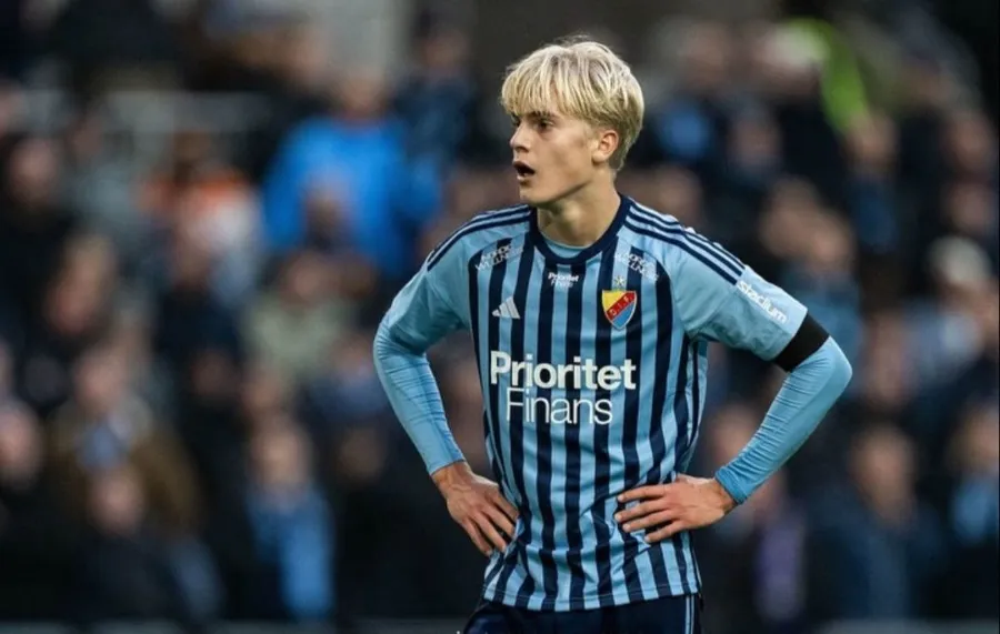 Lucas Bergvall, jugador sueco de 17 años