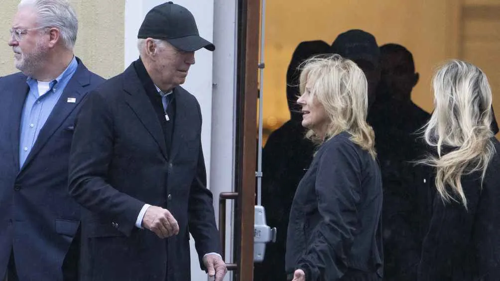 Joe y Jill Biden salieron ilesos