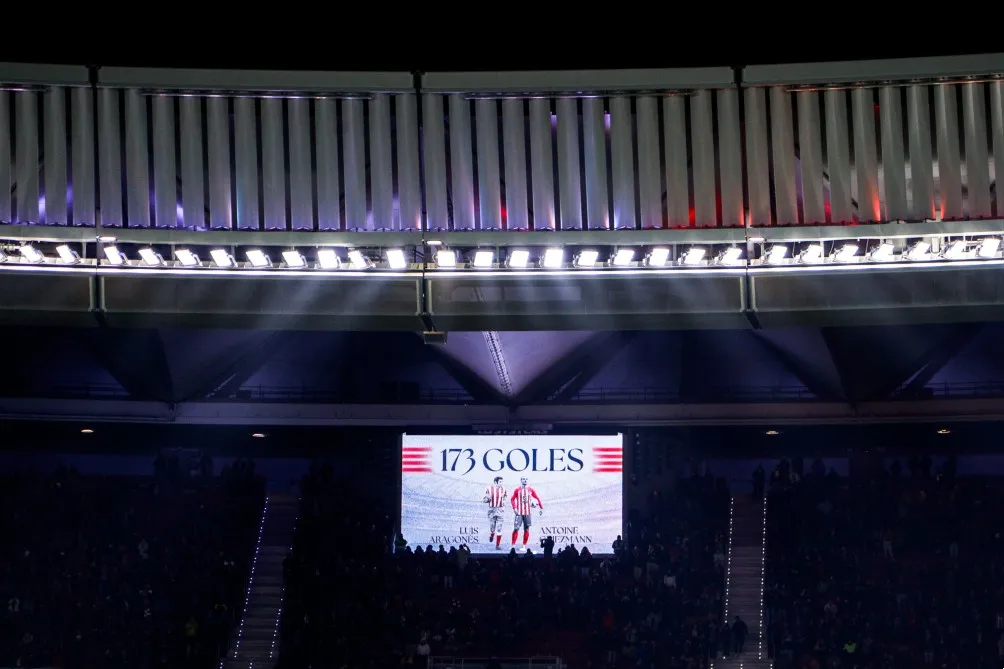 Griezmann empató a Luis Aragonés