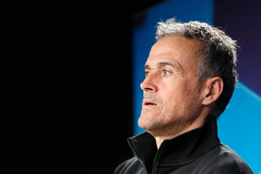 Luis Enrique habló sobre el delantero