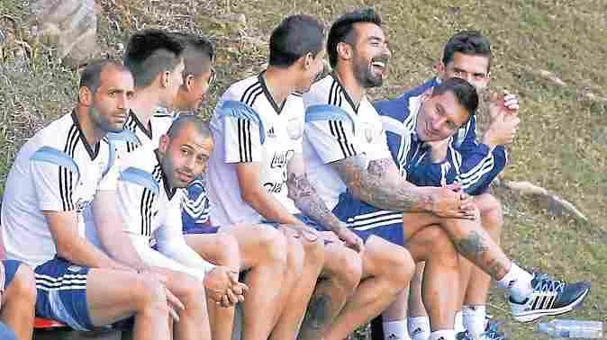 'Pocho' con la Selección de Argentina en 2014