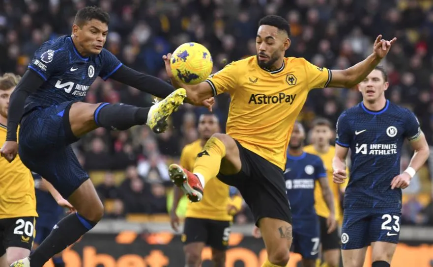 Acciones entre el Chelsea y Wolves