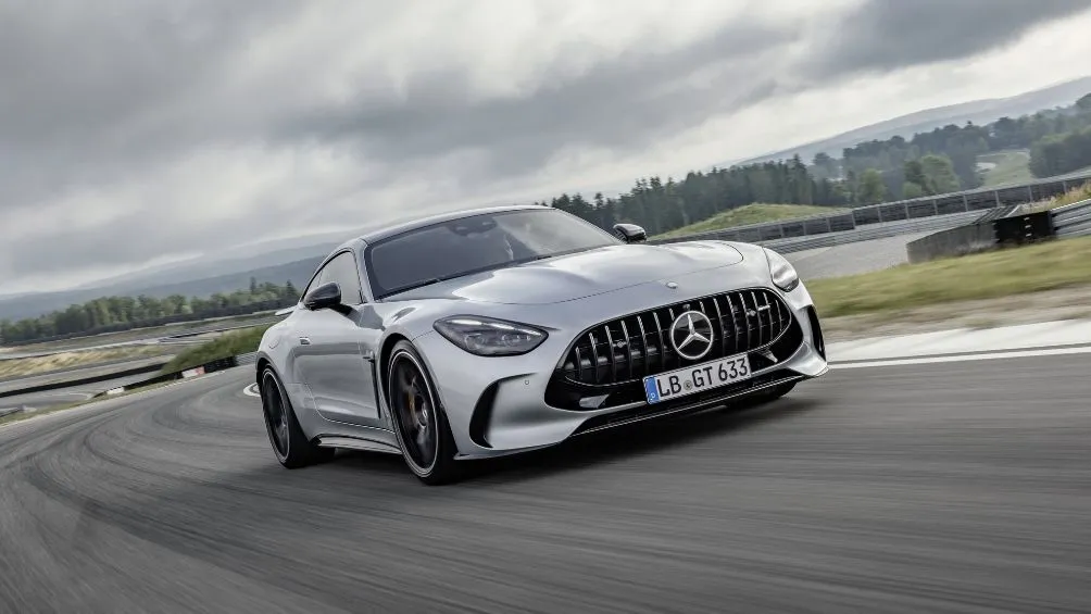 El Mercedes AMG-GT en cuestión