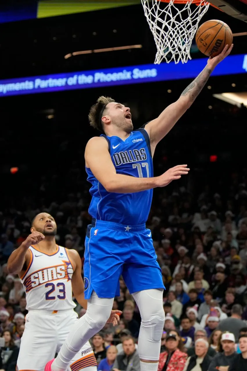 Momentos del partido de Luka