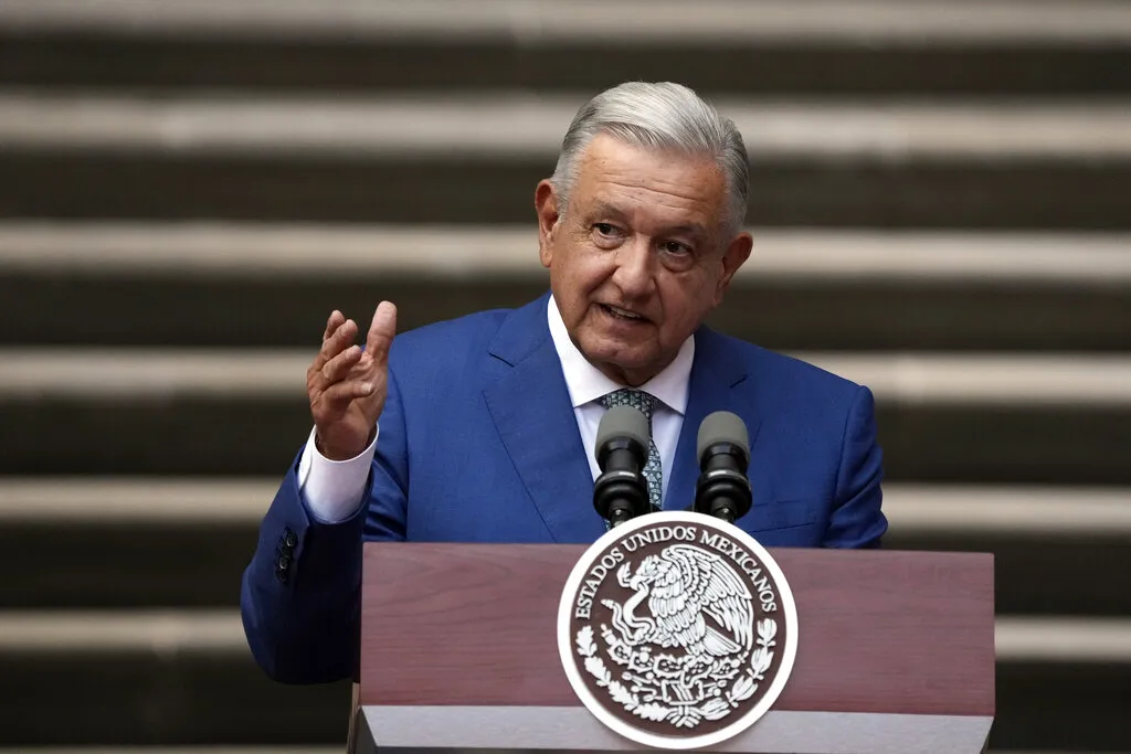 AMLO durante 'La Mañanera'