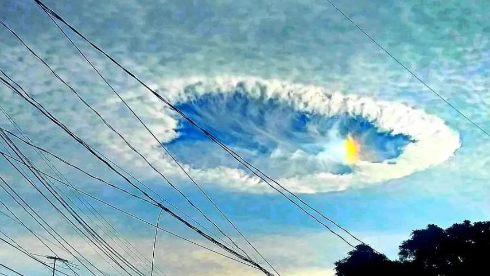 El fenómeno meteorológico tomó por sorpresa a todos los habitantes