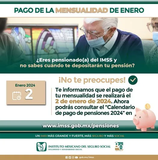 La primera fecha para el depósito caerá el 2 de enero de 2024.