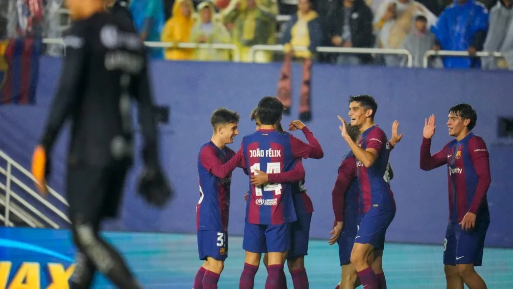 AP El último partido del Barcelona en 2023 fue una derrota contra el América