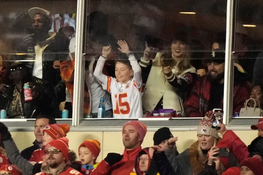 AP Taylor Swift en el juego de los Chiefs