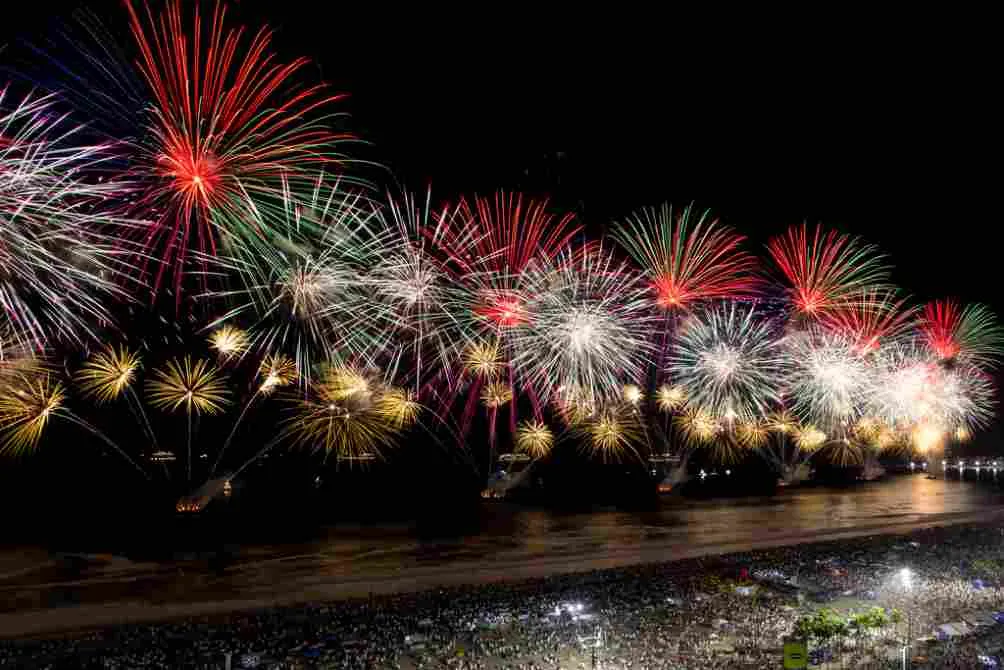 Así fue la celebración en Copacabana, Río de Janeiro
