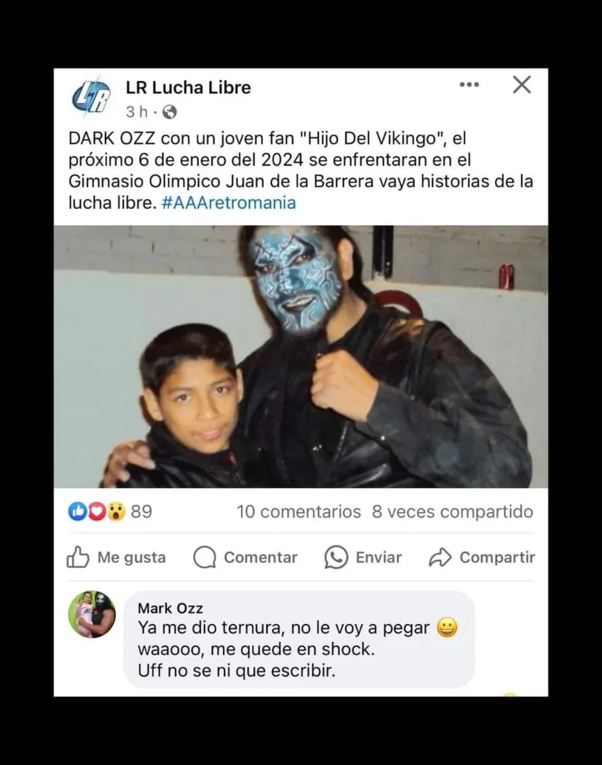 El comentario del luchador