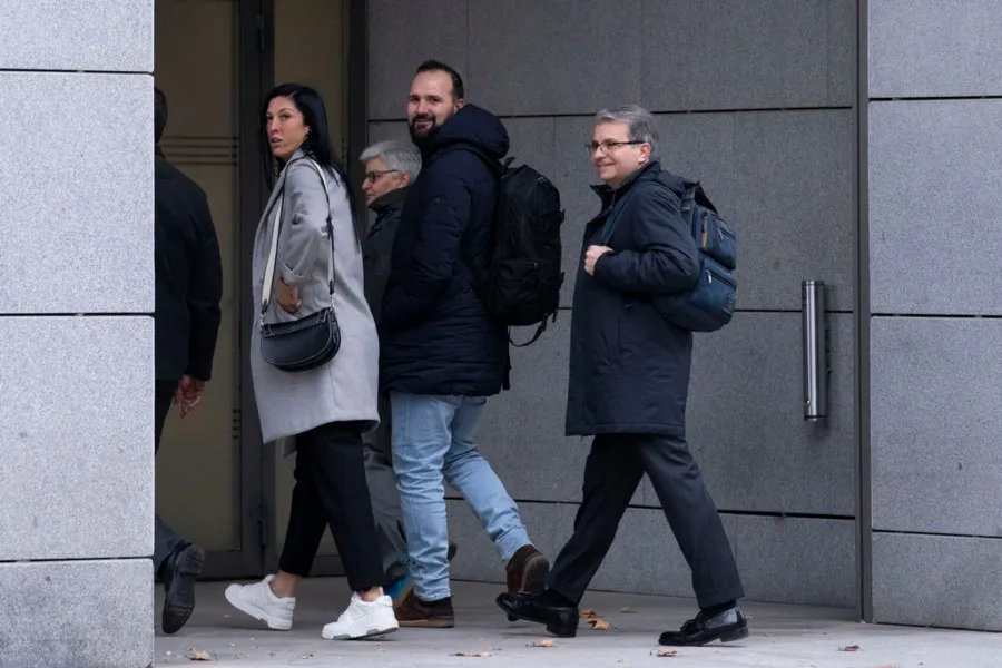 Luis Rubiales entrando al juzgado