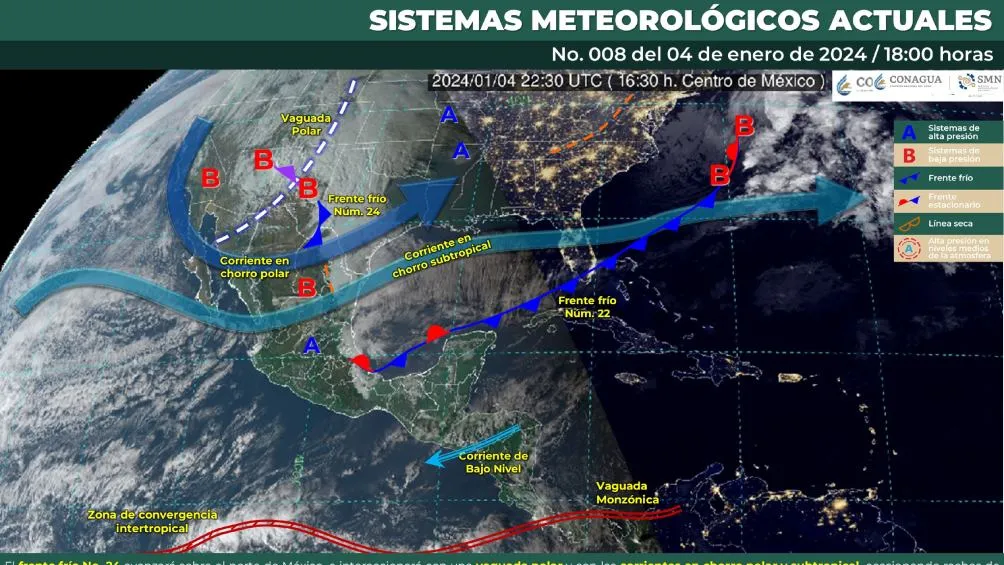 Fenomenos Meteorológicos para México
