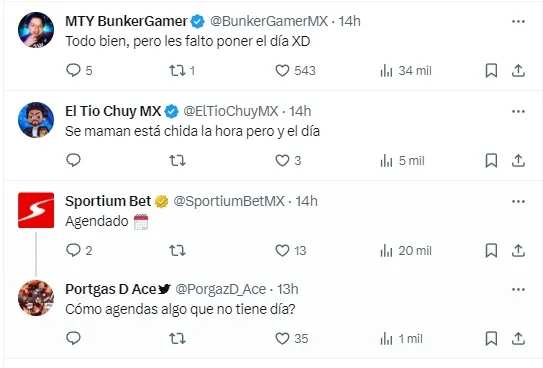Los seguidores se quejaron de que no dieron a conocer la fecha