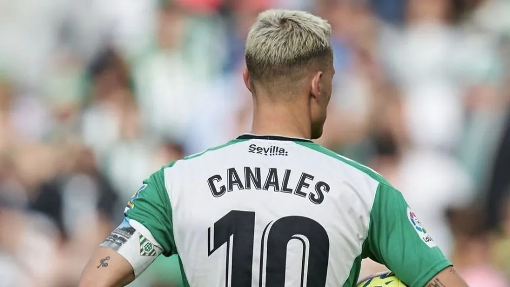 Canales en su etapa con el Betis