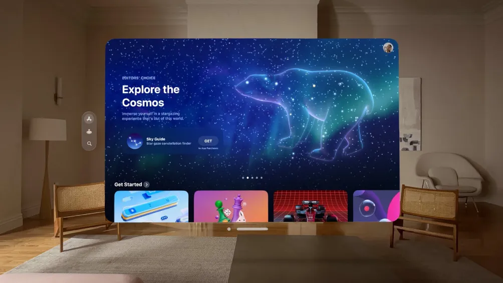 Así se ve la realidad aumentada de los Apple Vision Pro