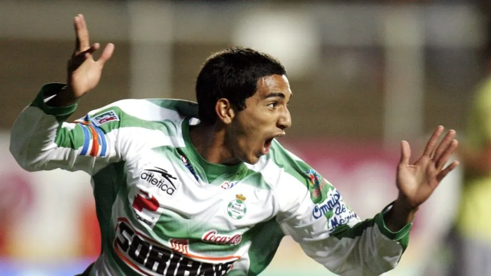 Castillo en su etapa con Santos Laguna