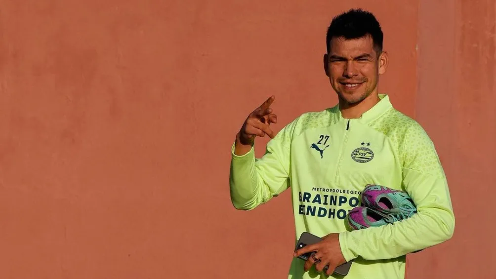 Se espera que Hirving Lozano vuelva a los entrenamientos la siguiente semana