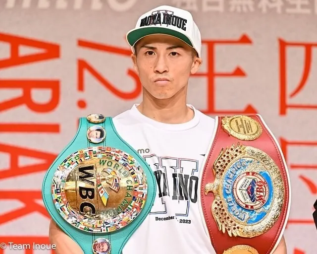 Naoya Inoue durante el pesaje