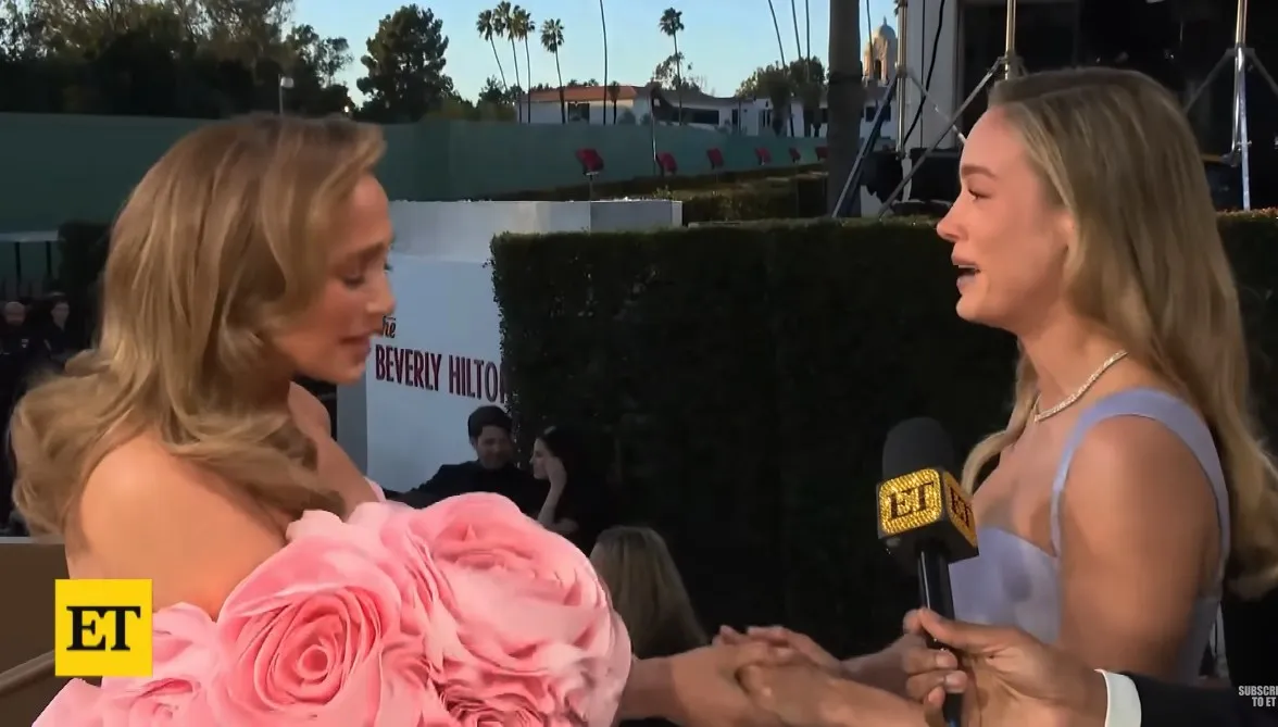 Captura de Pantalla YT: @EntertainmentTonight La 'Capitana Marvel' le dijo que al ver 'Selena' supo que quería ser actriz.