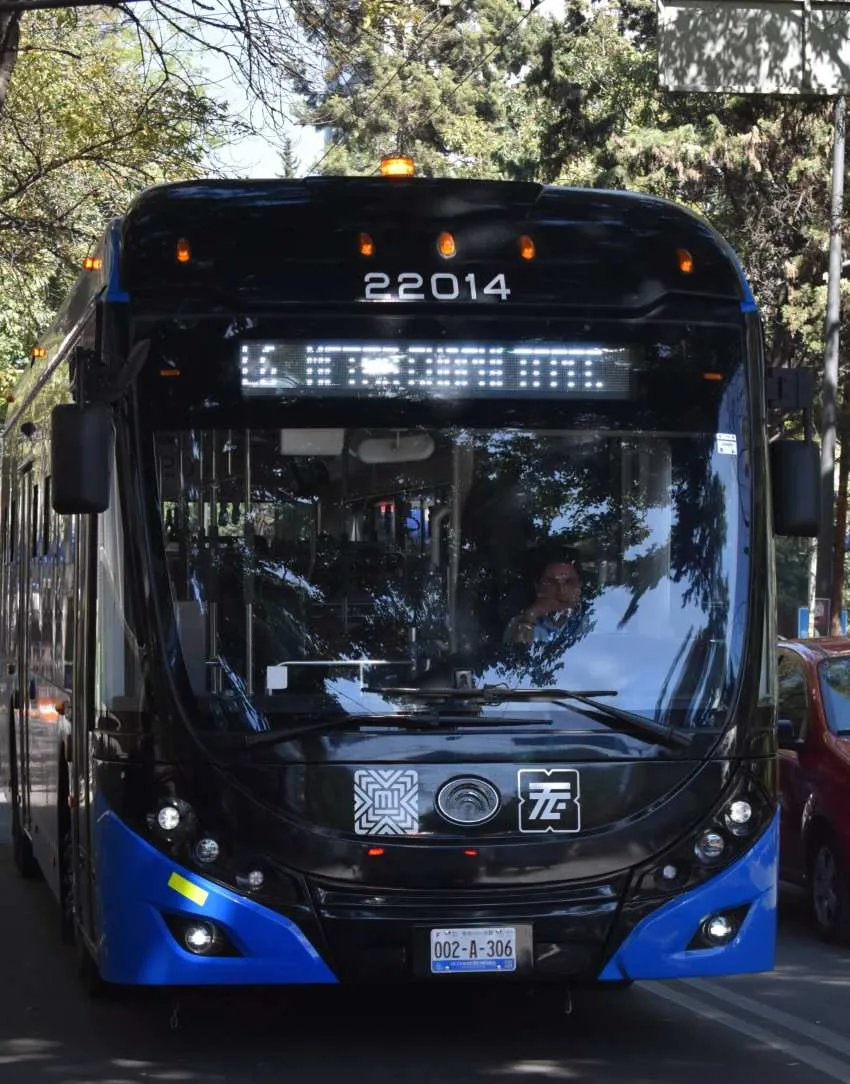 Parte de los camiones de transporte