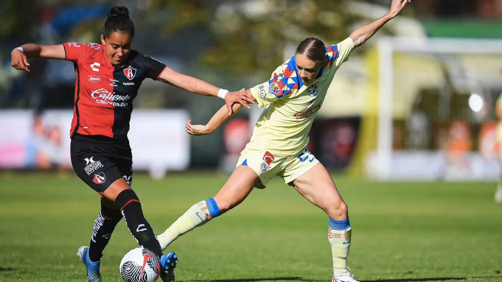 América en el partido ante Atlas