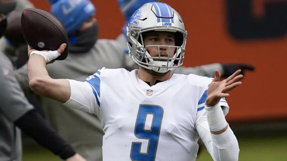 El QB en su etapa con los Detroit Lions