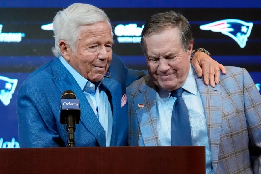 Belichick con Robert Kraft