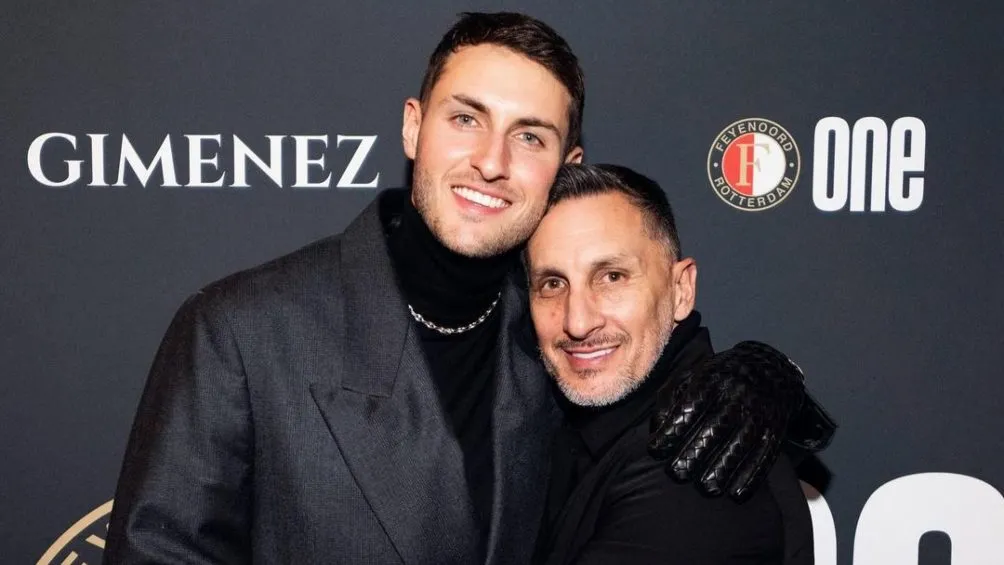 Instagram: @sant.gimenez 'Chaco' Giménez, padre de Santi, también es su representante