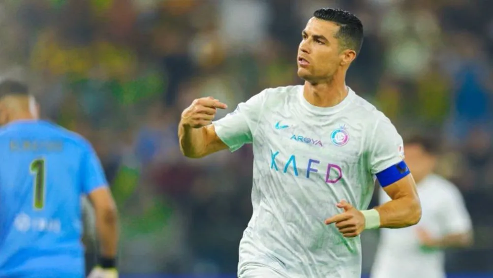 TWITTER: @AlNassrFC_EN Ronaldo con Al-Nassr en Arabia Saudí