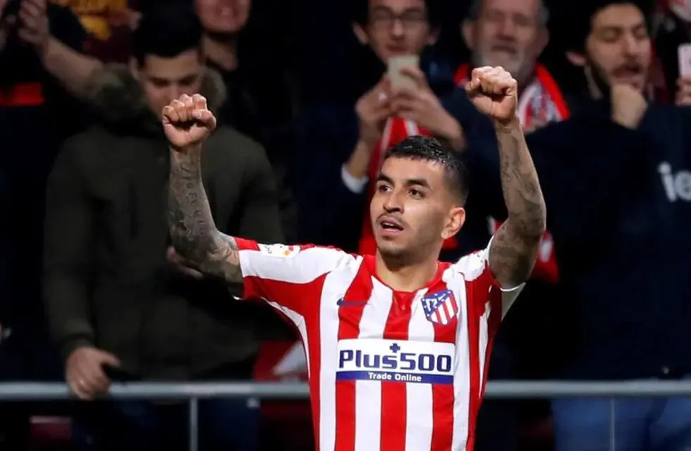 Ángel Correa con el Atlético de Madrid