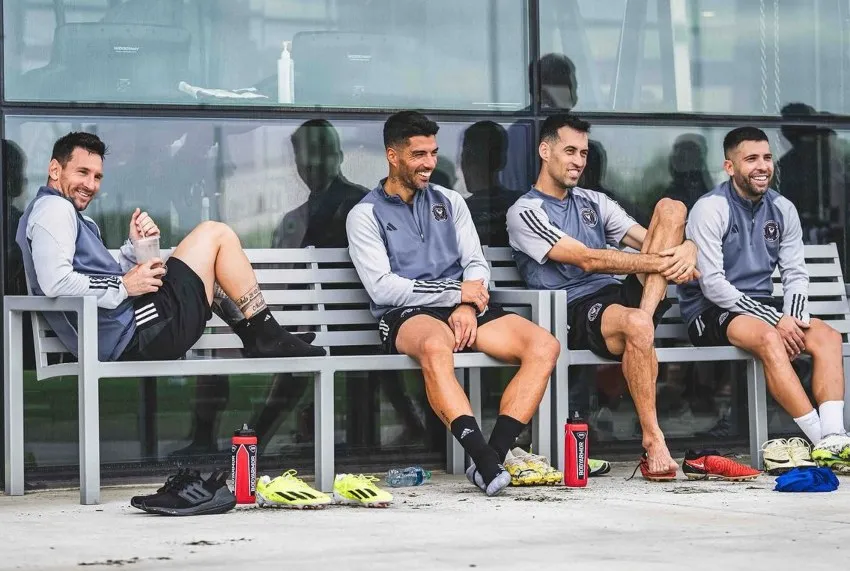 INSTAGRAM: @intermiamifc Los amigos juntos de nuevo