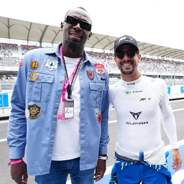 Usain Bolt estuvo en el EPrix de la CDMX