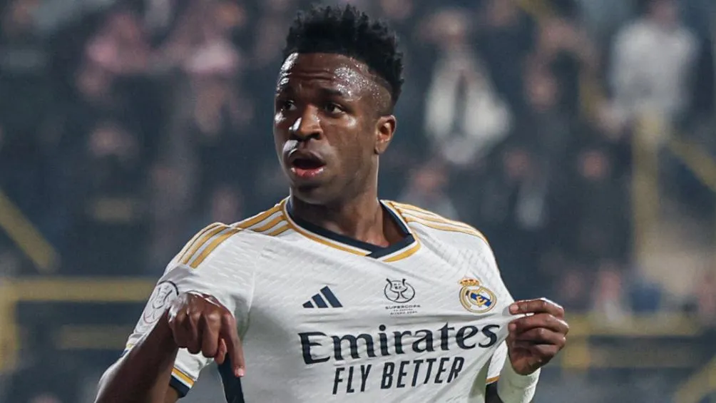 Vinicius Jr protagonizó el encuentro con tres goles