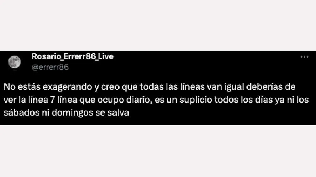 En redes sociales los usuarios se quejaron por las constantes fallas del Metro.
