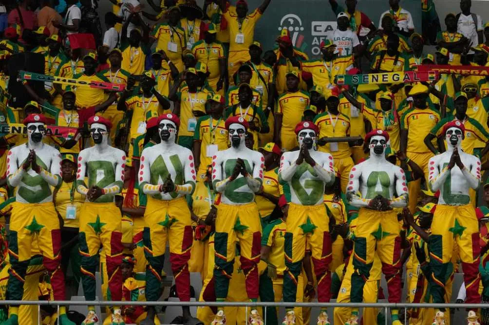 Afición de Senegal en la Copa Africana de Naciones