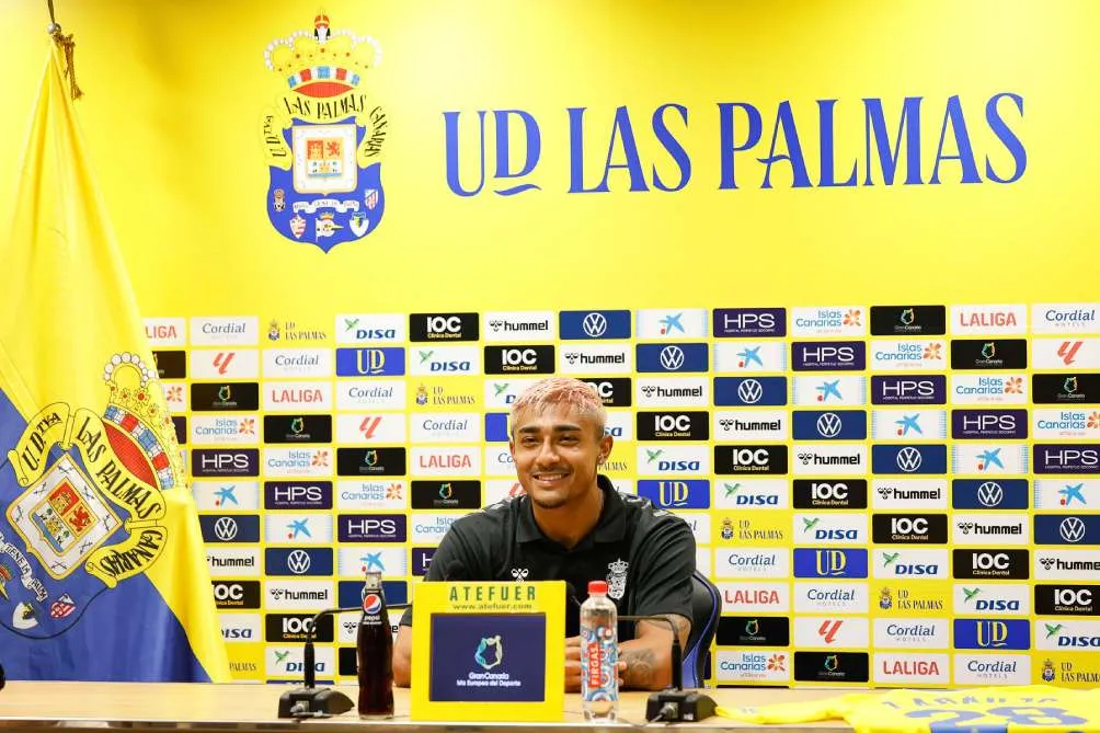 Araujo llegó esta temporada a Las Palmas