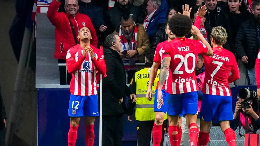 AP El Atlético se adelantó en el marcador