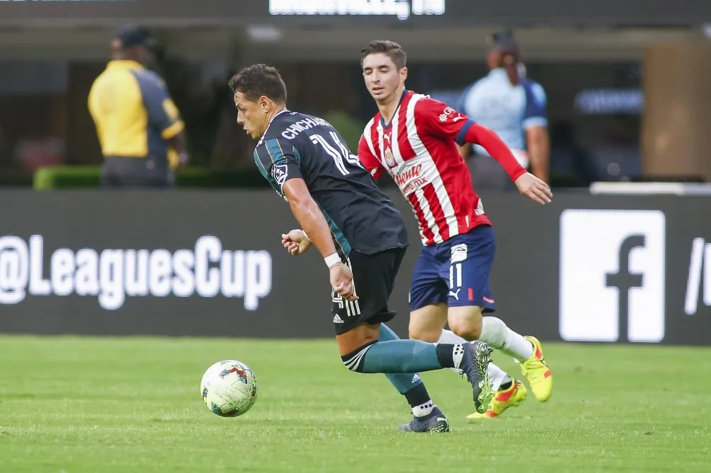 'Chicharito' Hernández con LA Galaxy ante Chivas