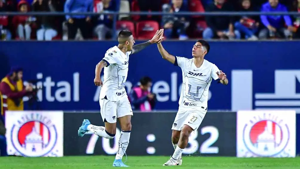 Pumas se acercó en el marcador