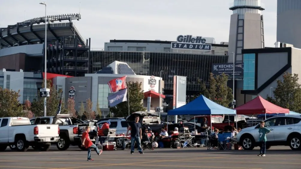 Las inmediaciones del Gillette Stadium