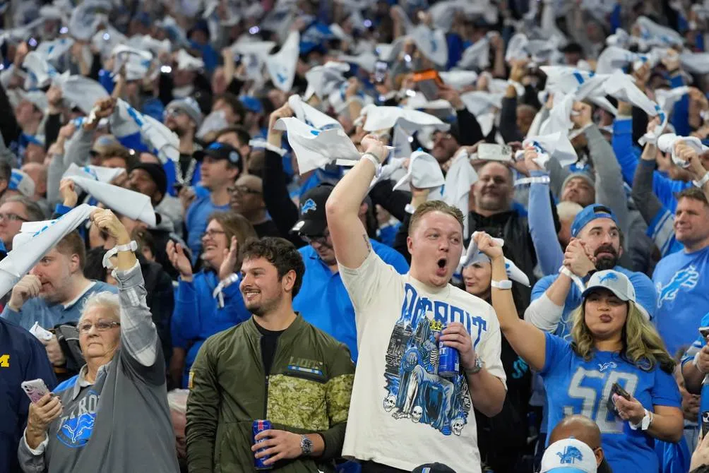 La afición de Detroit en la Ronda Divisional