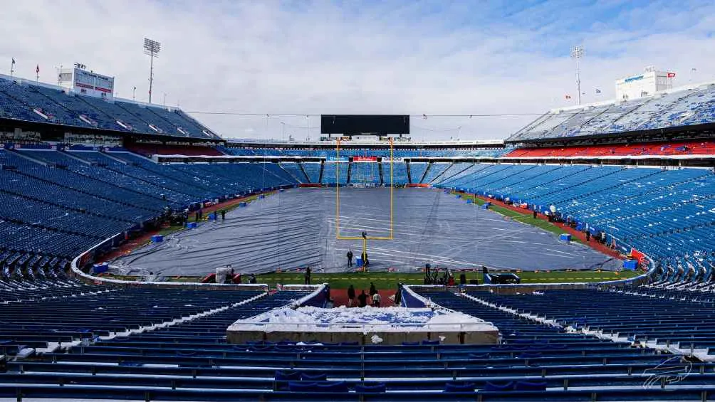 El estadio está listo para el juego
