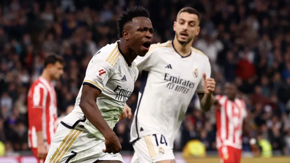 Vini marcó el tanto del empate