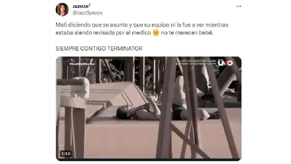 Los fans de Mati llenaron las redes sociales con la frase &quot;Siempre contigo Terminator&quot;.