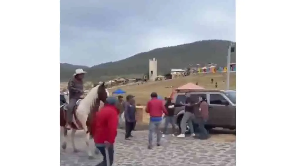 El pasado 15 de enero quedó grabada una primera agresión de comerciantes de La Marquesa.