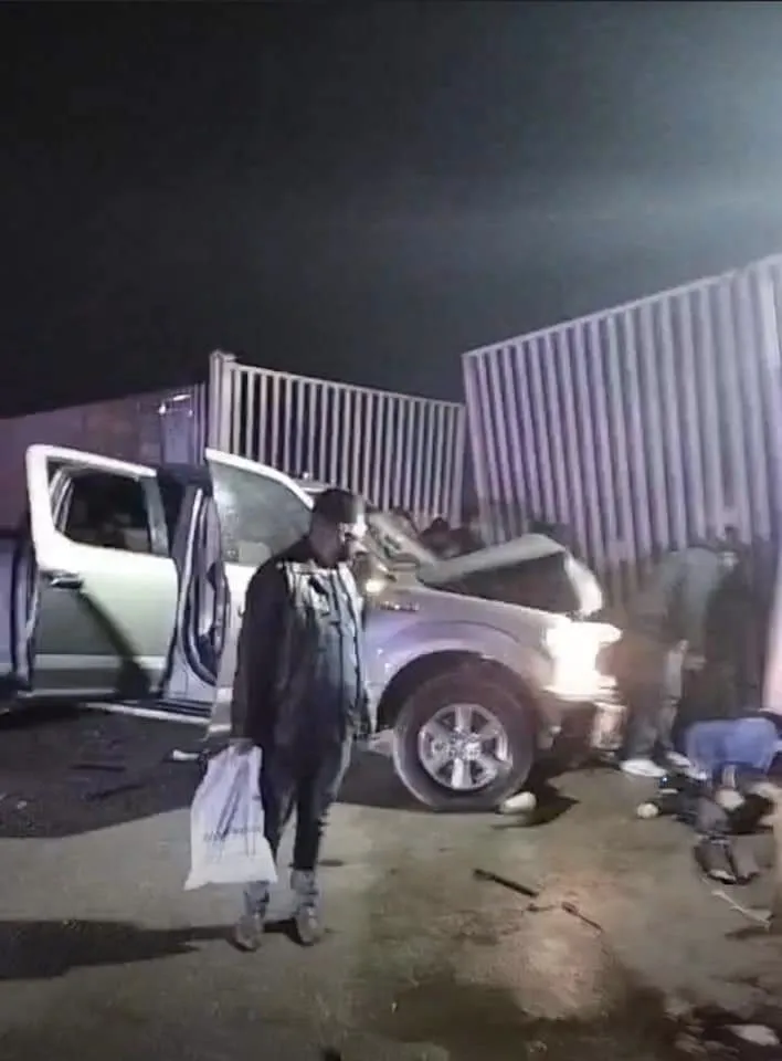 Momento del choque que terminó con la vida de una persona